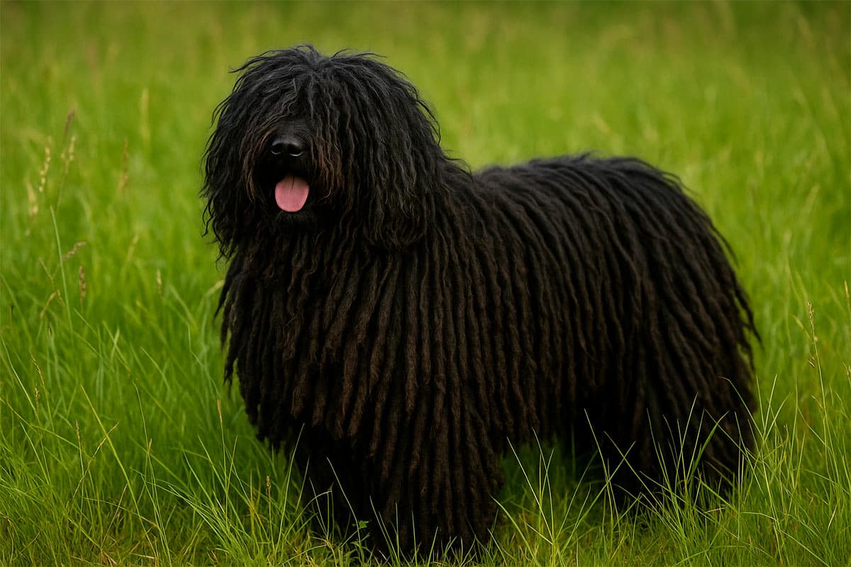 Puli noir berger hongrois Puli noir berger hongrois