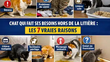 chat qui fait pipi ou ses besoins hors litière, pourquoi ?