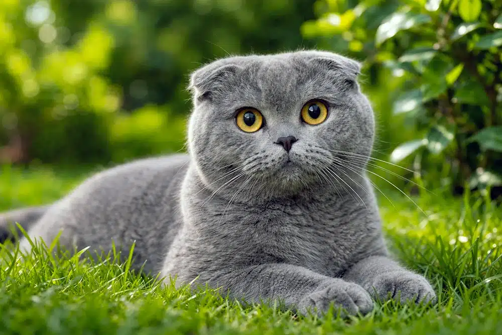 scottish fold gris