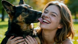 Pourquoi mon chien me lèche ?